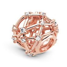Pandora Moments Áttört csillagképek rozé arany charm
