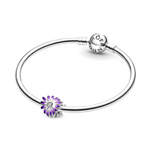 Pandora Moments Lila százszorszép ezüst charm