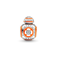 Pandora Moments Star Wars BB-8 ezüst charm
