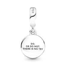 Pandora Moments Star Wars, Yoda ezüst függő charm