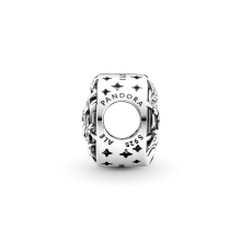 Pandora Moments Star Wars, Han Solo & Leia csókja ezüst charm