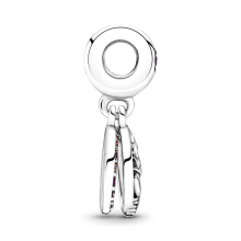 Pandora Moments Pavé tollpihe ezüst függő charm