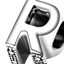 Pandora Moments R betű ezüst charm