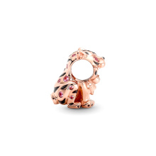 Pandora Moments Kínai tigris rozé arany charm