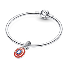 Pandora Moments Marvel Bosszúállók Amerika Kapitány pajzsa ezüst charm