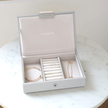 Stackers Szürke pebble Mini fedeles doboz