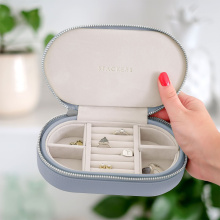 Stackers Levendula ovális utazó ékszerdoboz