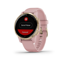 Garmin okosóra Vívoactive 4S rózsaszín világos arany csattal