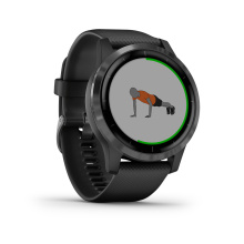 Garmin okosóra Vívoactive 4 Black pulzusmérő óra