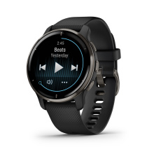 Garmin okosóra Venu 2 Plus fekete fekete kerettel