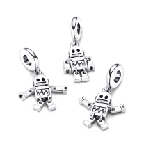 Pandora Moments Bestie Bot robot függő Ezüst Charm