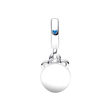 Pandora Moments Nyíló virág dupla függő Ezüst Charm