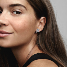 Pandora Aszimmetrikus csillag Ezüst Fülbevaló