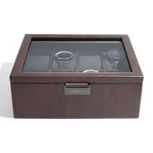 Stackers Férfi barna fedeles óradoboz 8 órának