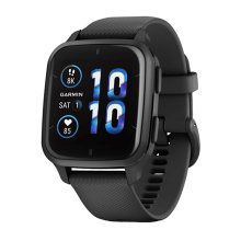 Garmin okosóra Venu Sq 2 Music Fekete, szürke kerettel