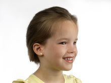 Lisa különleges szívecske gyerek fülbevaló