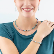 Coeur de Lion női ezüst színű, kék karkötő 2838-30-2026
