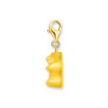Thomas Sabo x HARIBO aranyozott sárga gumimaci női charm