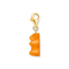 Thomas Sabo x HARIBO aranyozott narancssárga gumimaci női charm