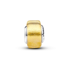 Pandora aranyszínű mini muranói üveg charm 