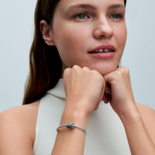 Pandora zöld könnyezőpálma-levelek charm 