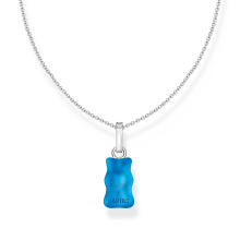 Thomas Sabo x HARIBO kék gumimaci női nyaklánc