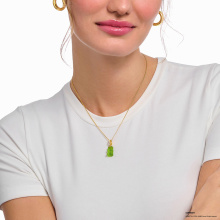 Thomas Sabo x HARIBO zöld gumimaci aranyozott női nyaklánc