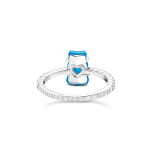 Thomas Sabo X HARIBO kék gumimaci női gyűrű