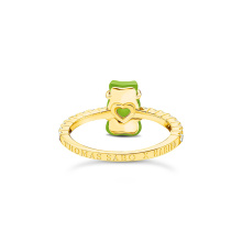 Thomas Sabo X HARIBO zöld gumimaci női gyűrű