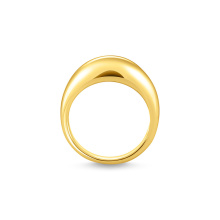Timeless design aranyozott Thomas Sabo női ezüst gyűrű