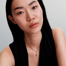 Pandora Szikrázó Északi Sarkcsillag függő charm