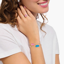 Thomas Sabo X HARIBO rózsaszín gumimaci női karkötő