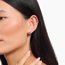 Thomas Sabo nagyméretű rózsa ezüst női fülbevaló