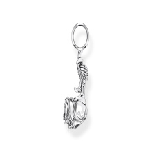 Thomas Sabo éjféli rózsa ezüst női medál