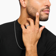 Thomas Sabo éjféli rózsa ezüst női gyűrű