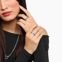 Thomas Sabo ezüst gyűrű láncszemekkel