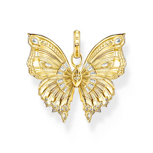 Thomas Sabo aranyozott nagy pillangó medál
