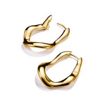 Thomas Sabo Natural Beauty aranyozott nagy karika fülbevaló 