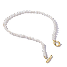 Thomas Sabo Natural Beauty aranyozott gyöngy nyaklánc 