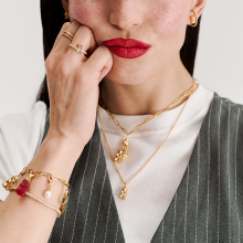 Thomas Sabo X HARIBO aranyozott női gyűrű cirkóniával