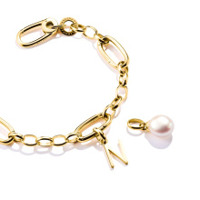 Thomas Sabo Aranyozott "N" betű connect medál