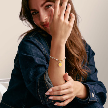 Thomas Sabo Connect SMILEYWORLD® sárga mosolygós emoji charm