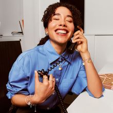 Thomas Sabo Connect SMILEYWORLD® sárga nevető emoji charm