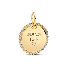 Pandora Gravírozható kerek medál