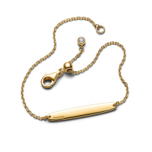 Pandora Gravírozható lemezes láncos karkötő