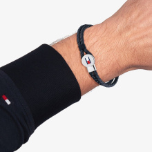 Tommy Hilfiger Bruce Leather Fw25 190mm férfi karkötő THJ2790656