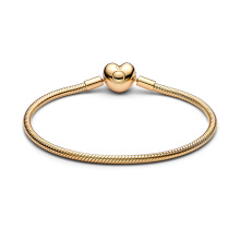 Pandora Moments szívkapcsos kígyólánc karkötő