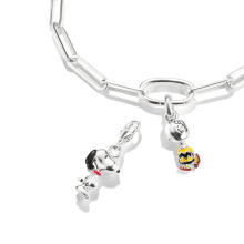 Thomas Sabo X PEANUTS ezüst Charlie Brown connect medál