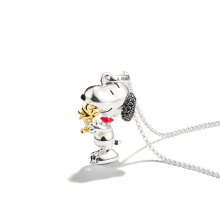 Thomas Sabo X PEANUTS aranyozott Snoopy és Woodstock lánc