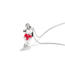 Thomas Sabo X PEANUTS ezüst Snoopy lánc szív medállal